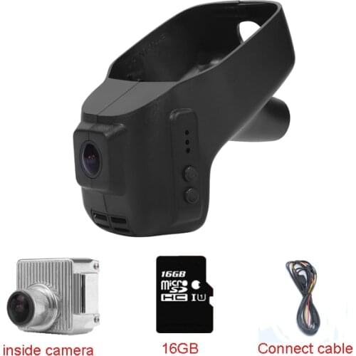 Car Dash Cam Black Box for VW POLO/GOLF/tiguan/Magotan/Sagitar/Bora/Sharan/CC/Passat((year2006-2015) ) With WIFI+16GB+1080P