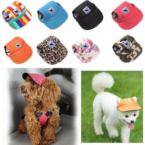 Puppy Pet Dog Cat Baseball Visor Sun Hat Cap for Small Large Dogs Outdoor New