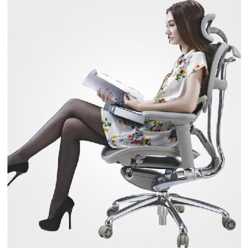 Ergonomic computer high mesh chairs office , comfort waist engineering chair