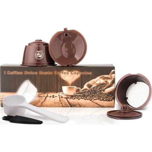 ICafilas For Dolce Gusto Crema Coffee Filter Upgraded 3rd generation Reusable Coffee Capsule Cup Dripper Refillable Baskets