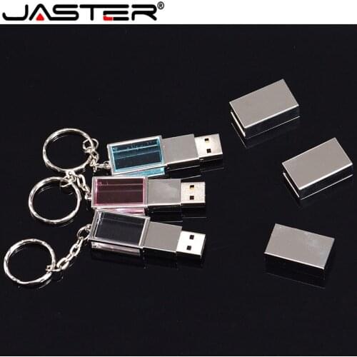 JASTER Colorful glass USB 2.0 Flash memory Pen driv