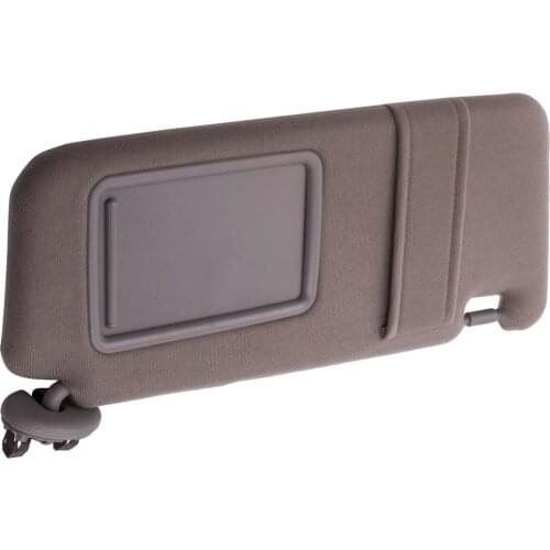 Right Passenger Side Sun Visor 2006-2011 For Toyota Camry Hybrid Gray 74310-06770-B0, 04002-30306-B0
