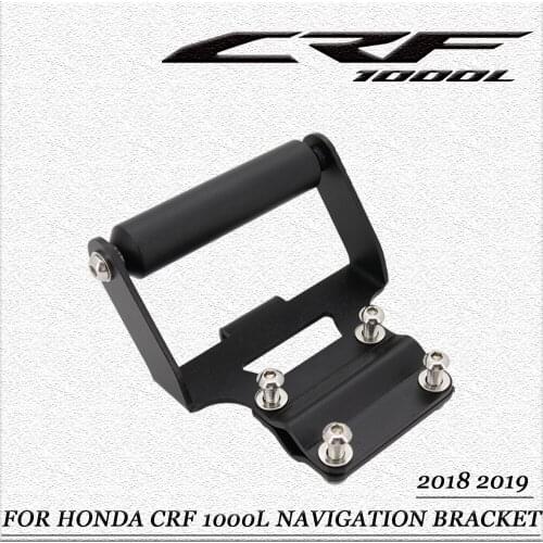 Motorcycle Navigation Bracket GPS Bracket Rod Bracket Plate Support Kit For HONDA CRF 1000L 2018 2019