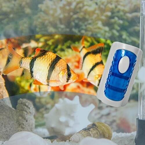 New Magnetic Aquarium Fish Tank Brushes Floating Clean Glass Window Algae Scraper Cleaner Brush Plastic Sponge Accessories Tools