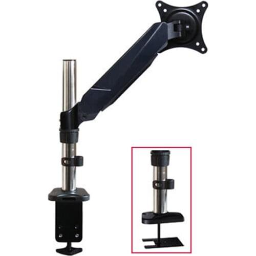 DL-ST111 Aluminum 27" 2-7kg 360 rotate clamp air gas strut lcd tv table mount monitor gas spring screen desktop support bracket