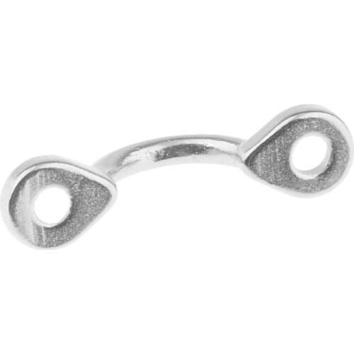 Stainless Steel Bimini Boat Top Pad Eye Straps Tie Down Kayak Deck Loop