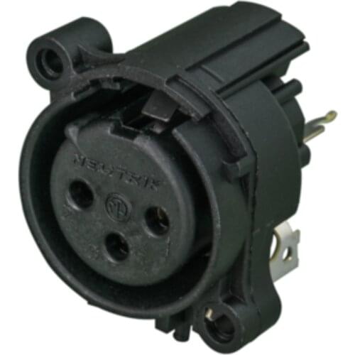 NEUTRIK NC3FAV1-0 three-core XLR Female seat Cannon welding base PCB vertical installation