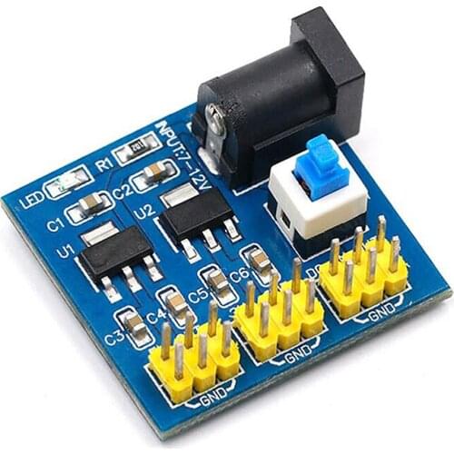 DC-DC 12V To 3.3V 5V Buck Step down Power Supply Module For Arduino