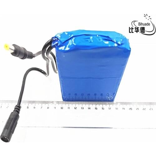 12V 4000mah lithium battery Rechargeable DC battery polymer batteria For monitor motor LED light outdoor spare Battery