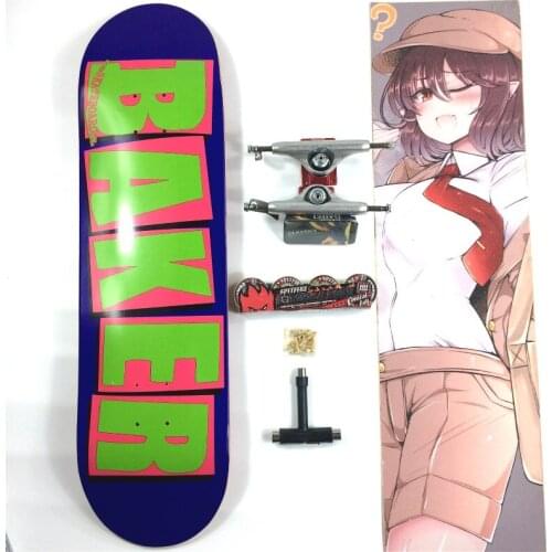 Complete Baker Of Professional Canadian Maple Skateboard Double Rocker High-Level Skaters 7.75 7.8 8.0 8.1 8.2 8.3 8.5 Size