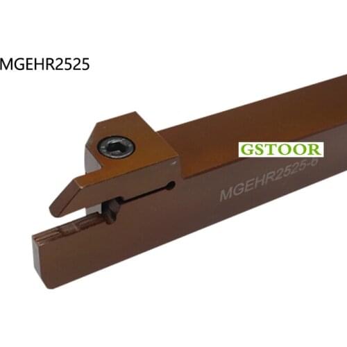 1PC Spring Steels MGEHR2525-2T16 Tool MGEHR2525-3T20 3MM Grooving Toolholder Slotting Lathe Cutting Tool Arbor