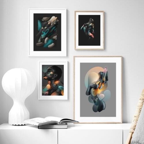 Modern Nude Abstract The Body Art Wall Art Canvas Painting Nordic Canvas Posters And Prints Wall Pictures For Living Room Decor