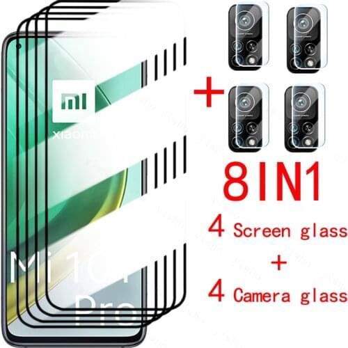 8 in 1 Tempered Glass For Xiaomi Mi 10T Lite Mi 9T Pro 10 T Screen Protector Lens Film For Xiaomi Mi 10T Pro MI10T Mi9T Glass