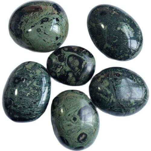 1pcs Gemstone crystal Play Madagascar Green Kambaba Jasper Fossil Crystal Play natural stones and minerals