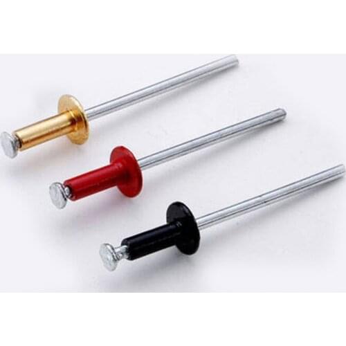 1000pcs/Lot Color GOLD Aluminum M4*13mm 4x13MM countersunk head pop rivets flat head rivets decoration rivets wine box rivets