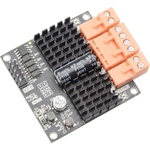 2-way High Power DC Motor Driver Board Dual PWM Speed Controller Module 12V 24V Forward / Reverse Switching