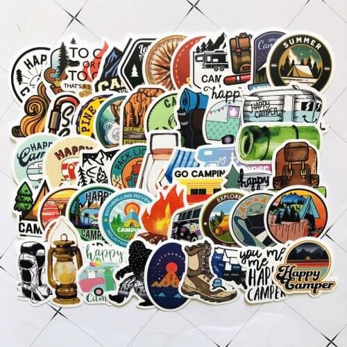 50Pcs Cute Waterproof Sticker DIY Decal for Laptop Car Luggage Bike Toys