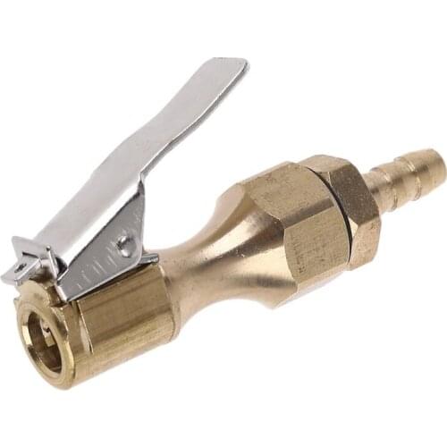 50LC 6.5mm Locking on Tire Chuck Clip Air Inflator Compressor Pump Adapter Connect Accessories for Car