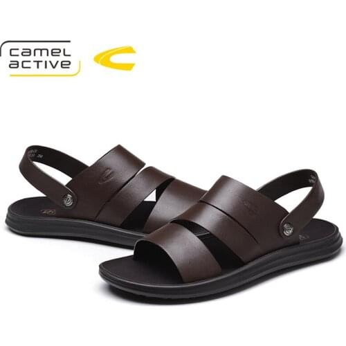 Camel Active 2019 New Genuine Leather Quick-Dryin Sandals Summer Quality Casual Sneakers Anti-Slippery Outdoor Beach Shoes 18075