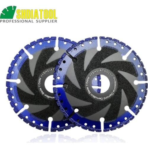 DIATOOL 2pcs Vacuum Brazed Diamond Blade for All Purpose Demolition Blade For stone iron steel