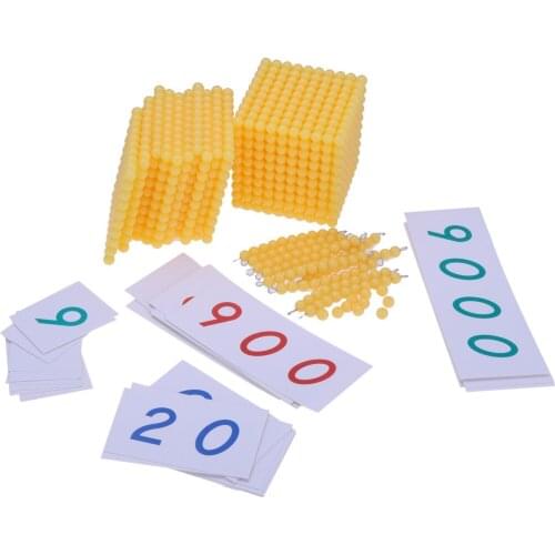 Montessori Materials Bank Game Kids Children Early Educational Teaching Toy