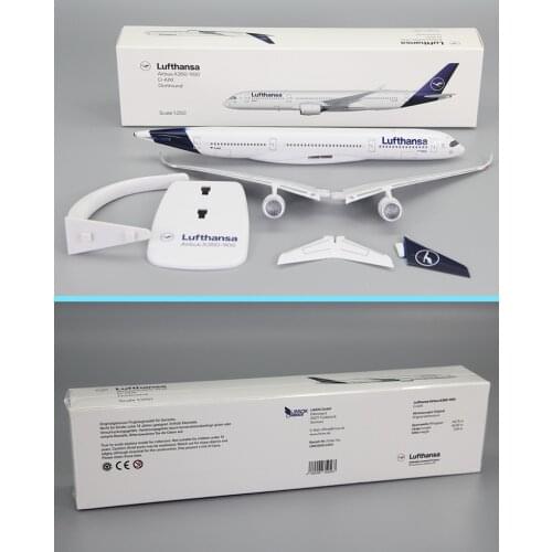 26.8CM 1:250 Plastic Germany Air Lufthansa Airways Airbus 350 A350-900 Airlines Aircraft Assembled Assembly airplane model Plane