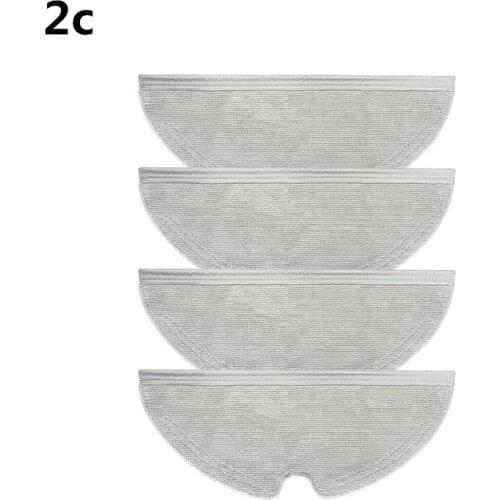4pcs Washable Sweeping robot Accessories mop cloth rag For xiaomi mijia Mi Robot Vacuum mop 2c Robot Vacuum Cleaner Parts Kits