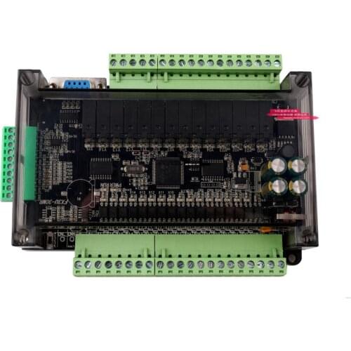 FX1N FX2N FX3U 30MR 6AD 2DA Relay PLC RS232 RS485 Modbus RTU 24VDC for Mitsubishi PLC