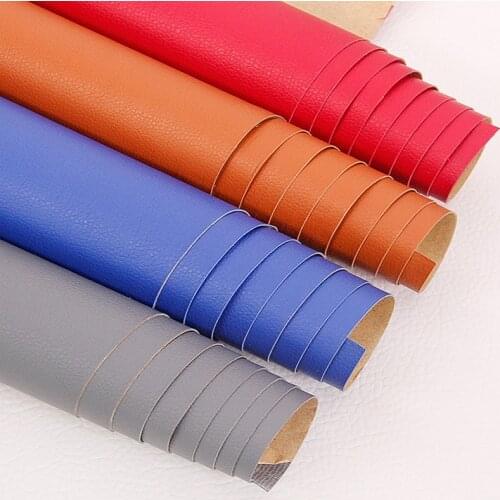 20x30cm Self Adhesion Litchi Faux Synthetic Leather Patches PU Sofa Hole Repair Car Sticker Tables Bed Decoration