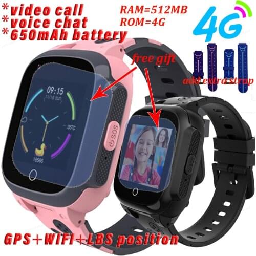LT25 4G Kids Smart Watch Body Temperature IP67 Waterproof Camera GPS WIFI Position SOS Video Call Phone Child Smartwatch PK Y95