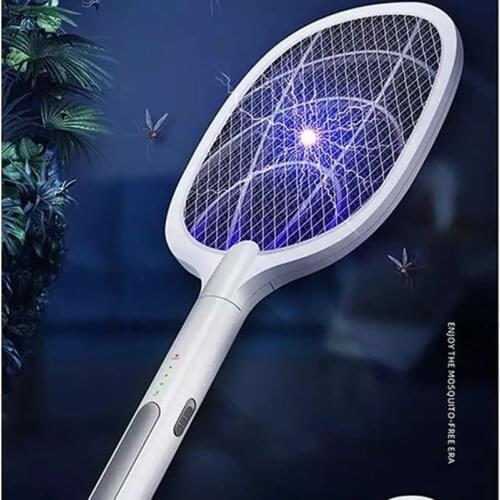 3000V Electric Mosquito Killer With UV Lamp USB 1200mAh Rechargeable Bug Zapper Summer Fly Swatter Trap Home Bug Insect Racket