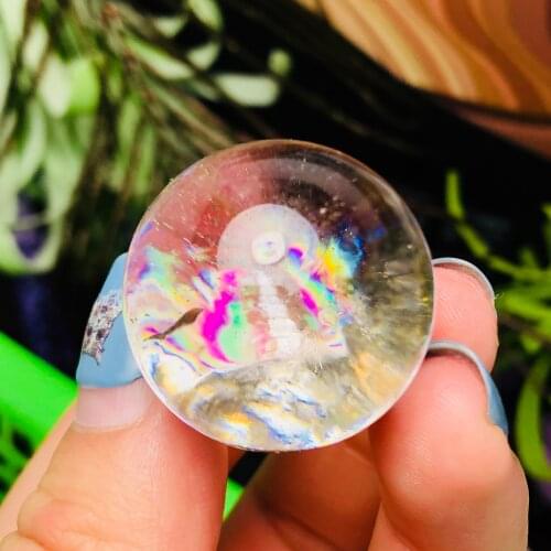 Unique!!!!Nature forms green ghost forest crystal beads, beautiful crafts