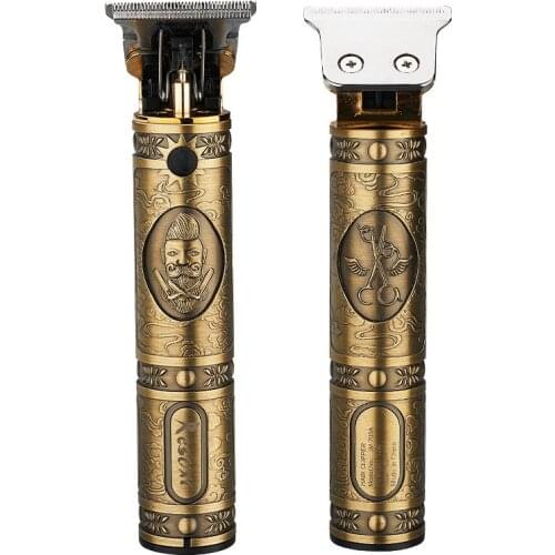 USB Rechargeable Baldheaded Hair Clipper Electric hair trimmer Cordless Shaver Trimmer 0mm Men Barber Hair Cutting Machine