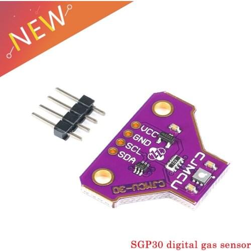 Indoor air measurement of SGP30 multi pixel digital gas sensor TVOC/eCO2 SGP Air Detector Board Multi Pixel Gas Sensor