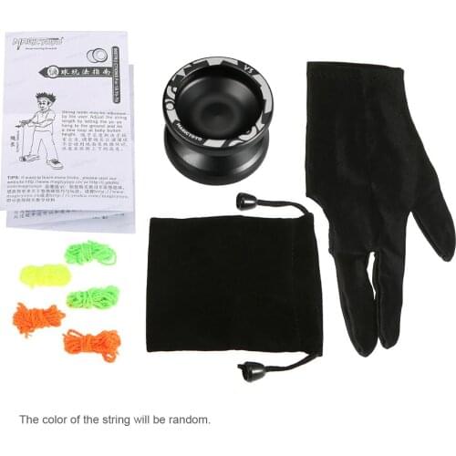 Magic Yoyo Responsive High-speed Aluminum Alloy Yo-yo CNC Lathe with Spinning String for Boys Girls Children Kids 3 Colors