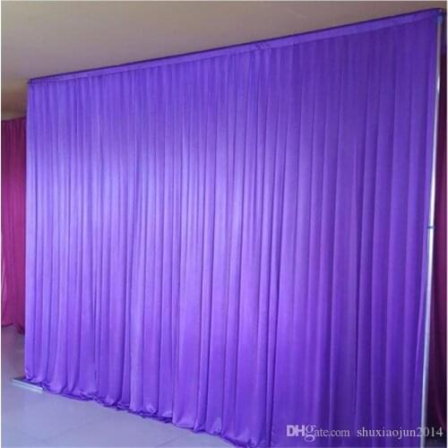 3m*3m backdrop white Curtain festival Celebration wedding Stage Performance Background stage Wall backcloth colors customied
