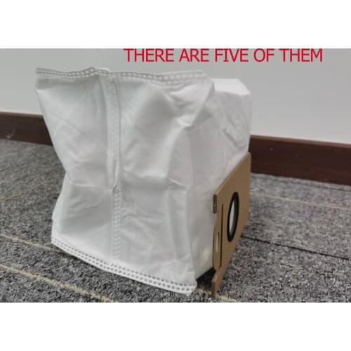 Paquete de 5piezas para mochilas de repuesto,filtro Para Aspiradora compatible VIOMI S9 robot Bolsa de FILTRo