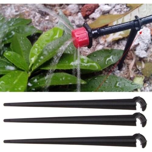 50pc Hook Fixed Stems Support Holder for 4 7 Drip Irrigation Water Hose Irrigation System Drop Watering Kits Garden Supplies