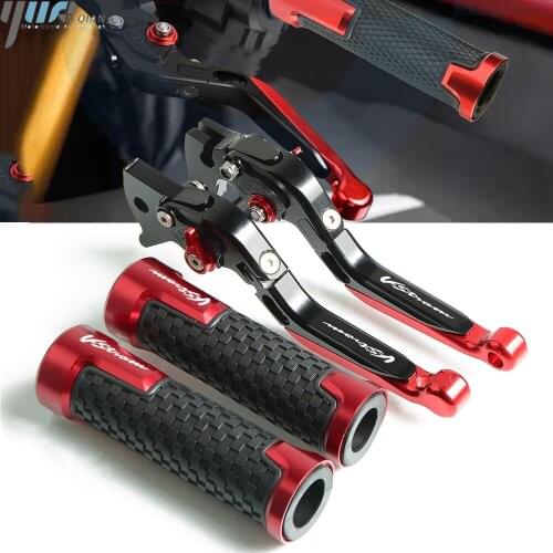 Motorcycle Accessories Folding Adjustable Brake Clutch Levers handle grip set For Suzuki DL650/V-STROM DL 650 V-STROM 2011-2017