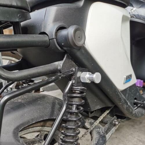 Shock Absorbing Screw Motorbike Repair Tools 2Pcs Suspension Spool Compatible with Monkey125 Scooter Metal Screw