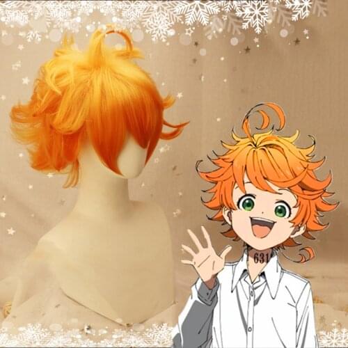 Anime The Promised Neverland Cosplay Wigs Emma Cosplay Heat Resistant Synthetic Wig Hair Halloween Party Yakusoku no Neverland