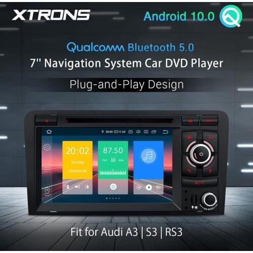 Android 10.0 Qualcomm Bluetooth 5.0 Car Stereo DVD Multimedia Player For Audi A3 8P S3 8P RS3 Sportback GPS Navigation