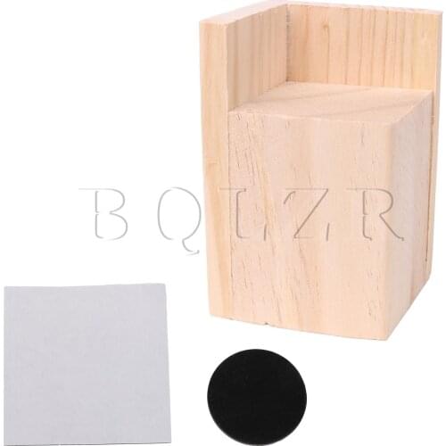 BQLZR 6x8cm Solid Wood Bed Legs Riser for Home Furniture Couch Bed Table Feet