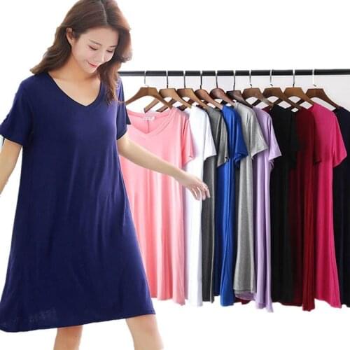 BUSINMENFUO Summer Dresses With Sleeves