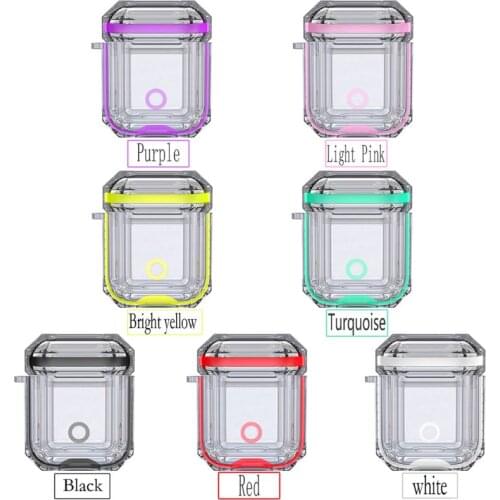 Transparent Protective Case Soft TPU Silicone Cover Shell for airpods 1/2 Kit