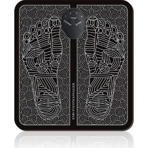 Foot Massager Electric EMS Intelligent Pulse Muscle Stimulator Blood Relieve Ache Pain Wireless Circulation Health Care Tools