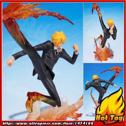 100% Original BANDAI Tamashii Nations Figuarts ZERO Collection Figure - Sanji -Diable Jambe Premier Hache- from "ONE PIECE"