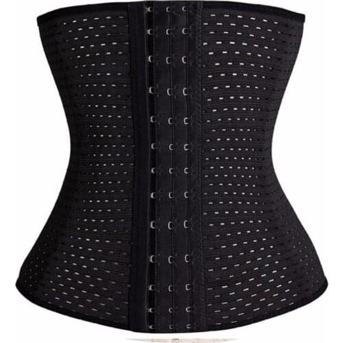 Tummy 4 Steel Boned Corset Waist Trainer for Women Weight Loss Workout Shaper Waist Corsets and Bustiers Waist Cincher