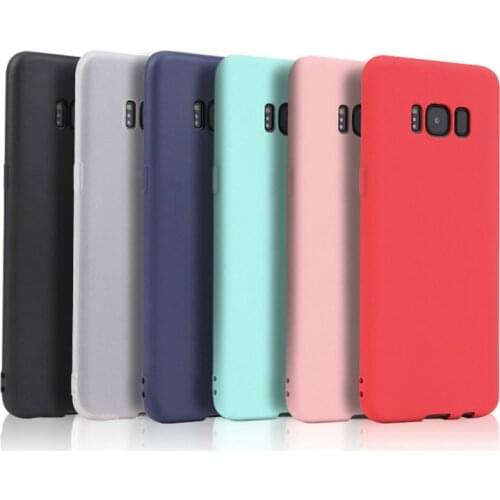 Soft TPU Silicone Case for samsung galaxy S8 S8 Plus S9 S10 S10 e S10 Plus J3 J4 J5 J6 Plus J7 J8 M10 M20 Candy Back cover case