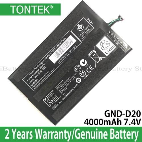 Genuine GND-D20 Battery For Gigabyte S1080 Tablet PC Series